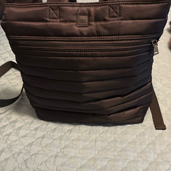 THINK ROYLN Black Quilted Backpack with Modern Design - Picture 3 of 12